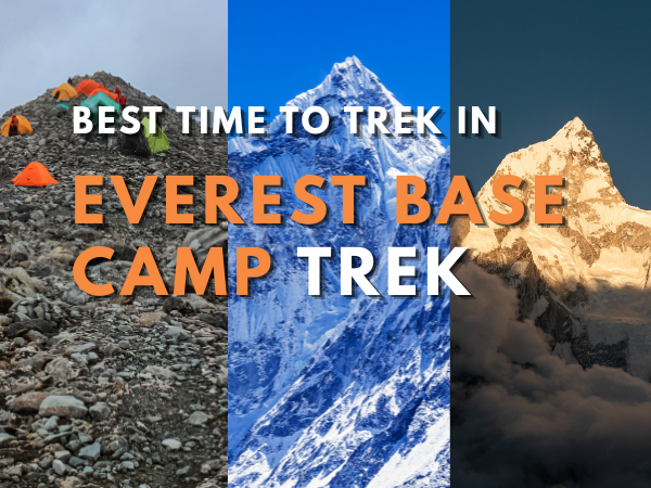 best time for trekking Everest base camp