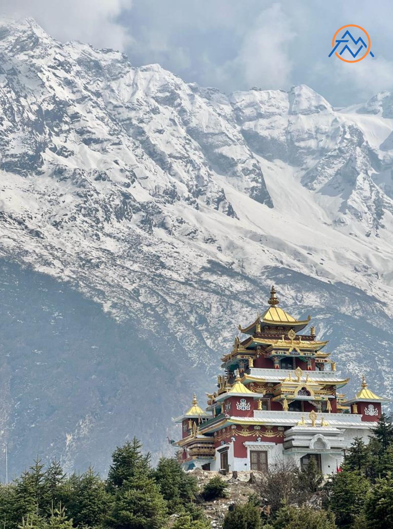 Stupa at the himalayas