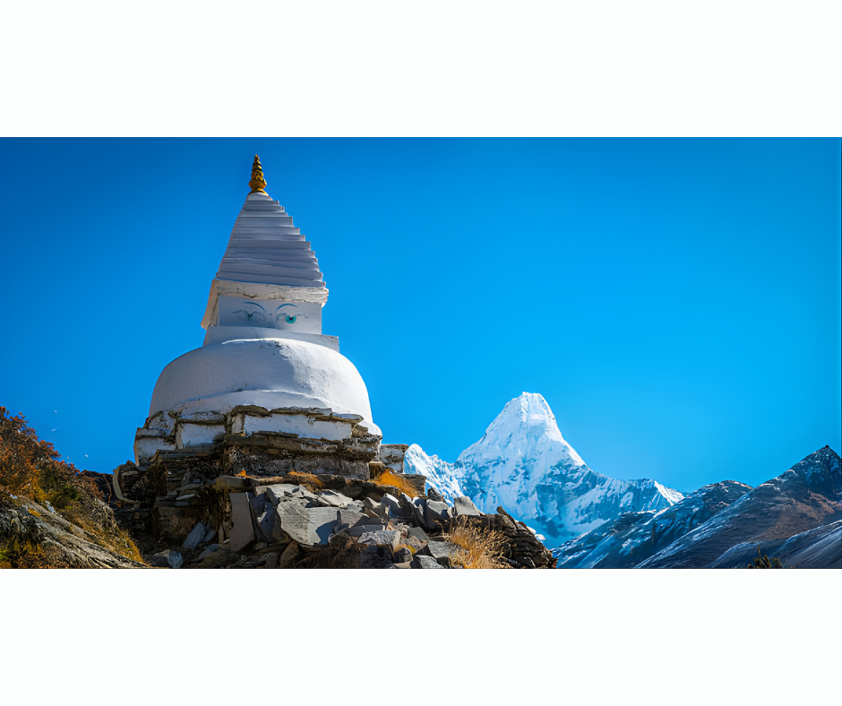 Stupa during manaslu trek